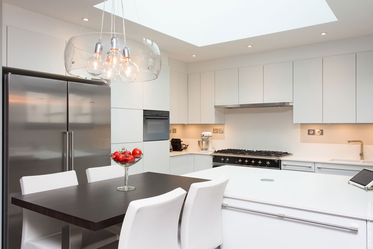 Aménagement intérieur rez de chaussée et cuisine idkrea rennes