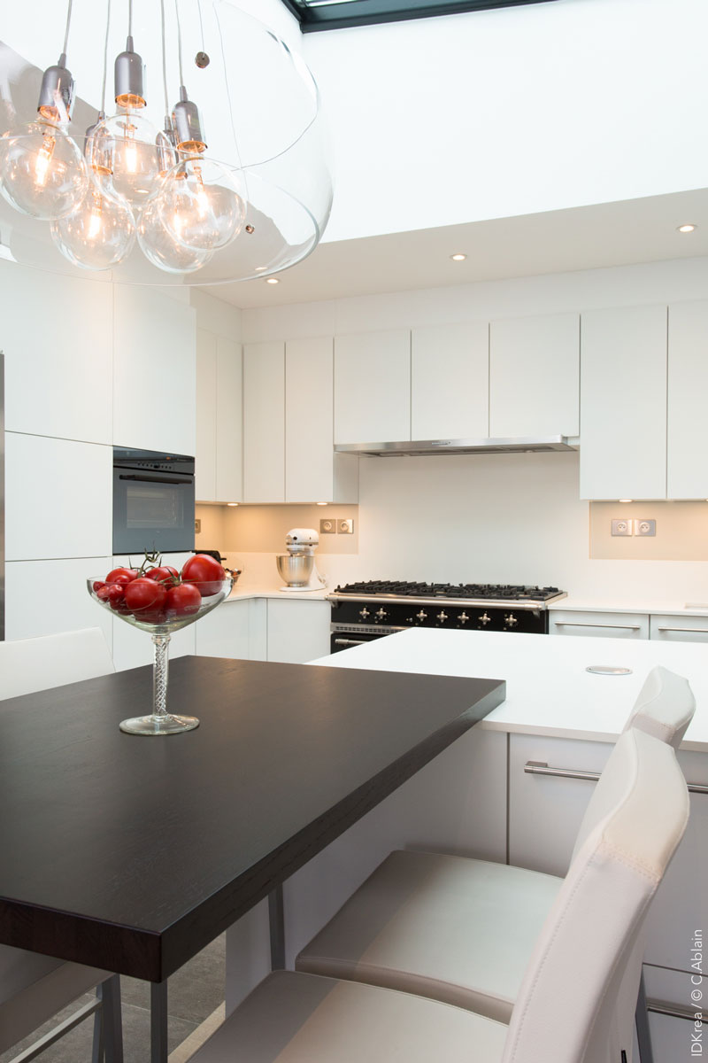 Aménagement intérieur rez de chaussée et cuisine idkrea rennes
