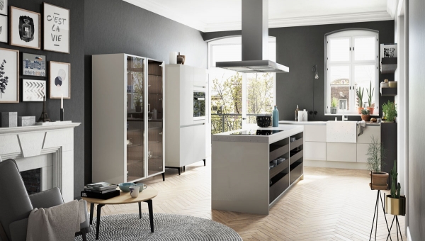 agencement cuisine, sur mesure, aménagée, design, SieMatic, URBAN - IDKREA, Rennes