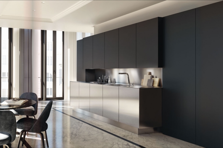 cuisine SieMatic design noire moderne IDKREA, Rennes