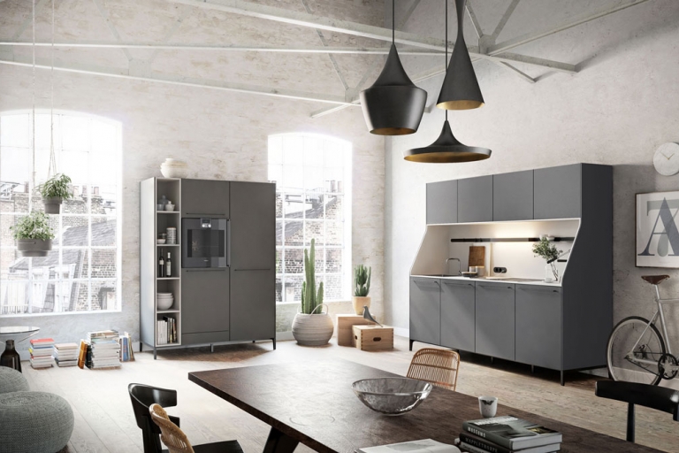 Cuisine Ouverte Style Loft Haut de Gamme SieMatic Urban – IDKrea, Rennes