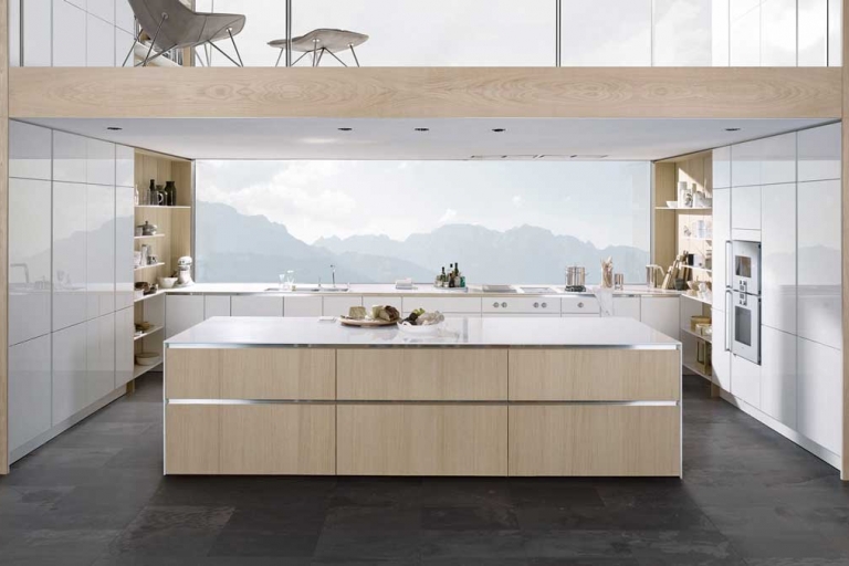 cuisine style scandinave blanche bois clair SieMatic Pure_IDKREA, Rennes