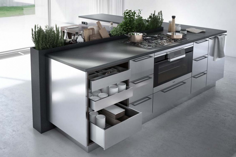 îlot central Urban SieMatic – IDKrea, cuisiniste allemand à Rennes