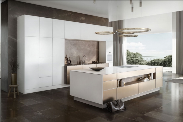 aménagement cuisine personnalisée et unique - SieMatic PURE - IDKREA, Rennes