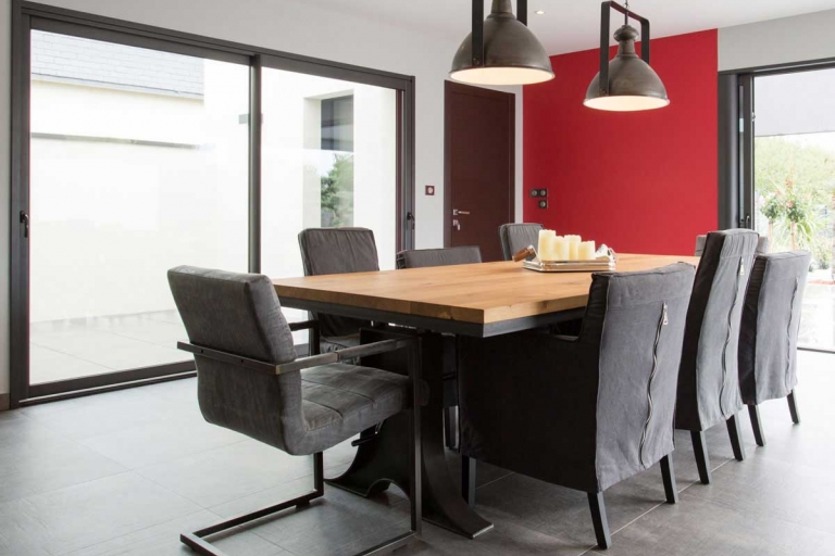 Table salle à manger - décoration d’intérieur unique et personnalisée – IDKrea, Rennes